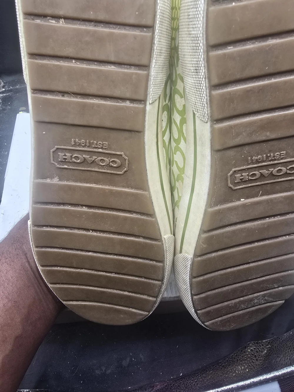 Coach Green Signature Rain Boots‎